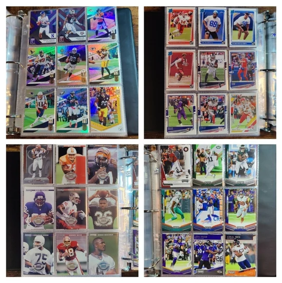 Panini Donruss Football Card Collection In Collector's Album Stars-RC 40 Pages